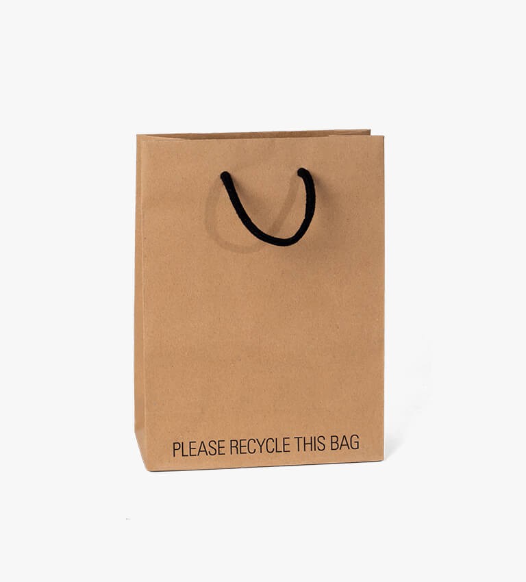 Túi giấy nâu đựng quần áo (M)